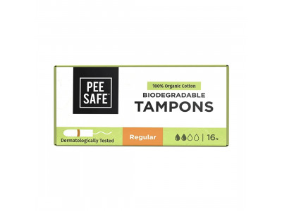 Pee Safe Organic Cotton Tampon (Regular) 1 No