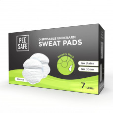 Pee Safe Disposable Underarm Sweat Pads (Folded) Pack Of 7 1 No Pee Safe Disposable Underarm Sweat Pads (Folded) Pack Of 7 1 No