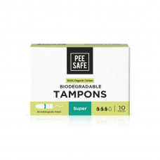 Pee Safe Organic Cotton Tampon (Super) 1 No