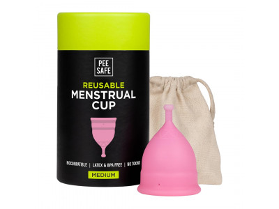 Pee Safe Menstrual Cup For Women Medium Size 1 No