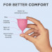 Pee Safe Menstrual Cup For Women Medium Size 1 No