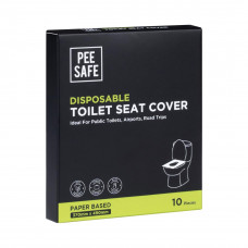 Pee Safe Disposable Toilet Seat Cover (Pack Of 10) 1 No Pee Safe Disposable Toilet Seat Cover (Pack Of 10) 1 No