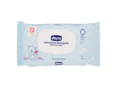 Chicco Flip Cover Soft Cleansing Wipes - 72 Pcs