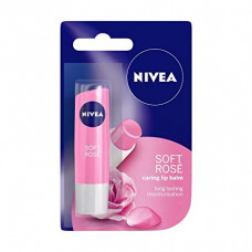 Nivea Soft Rose Sfp-10 Lip Care - 4.8 gm