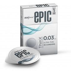 Manforce Epic Ultra Thin 0.03Mm Condoms (Pack Of 3)