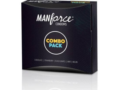 Manforce Combo Pack 5 Multi Flavored Condoms 20 Nos Manforce Combo Pack 5 Multi Flavored Condoms 20 Nos