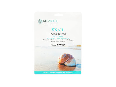 Mirabelle Snail Facial Sheet Mask 25 Ml