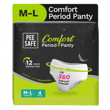 Pee Safe Disposable Period Panty M - L (Pack Of 4) 1 No