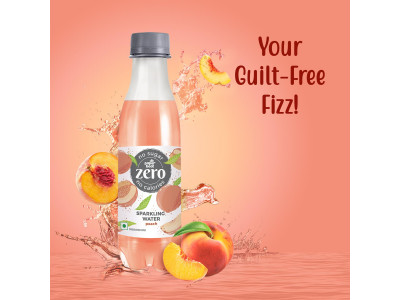 Paper Boat Zero Sugar Peach Sparkling Water 250 Ml