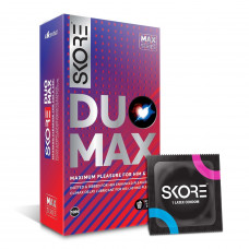 Skore Duo Max Condoms 10 Nos Skore Duo Max Condoms 10 Nos