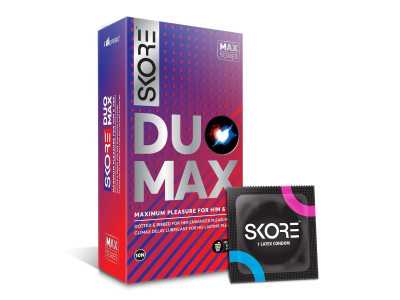 Skore Duo Max Condoms 10 Nos Skore Duo Max Condoms 10 Nos