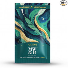 MW&B EVRYDAE ESSENTIALS ALT DEO BLUE BODY WIPES (PACK OF 10) 1 NOS