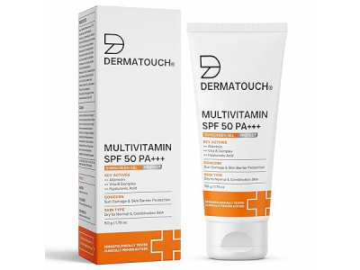 Dermatouch Multivaitamin Spf50Pa+++ Sunscreen Gel _ 50 Gm