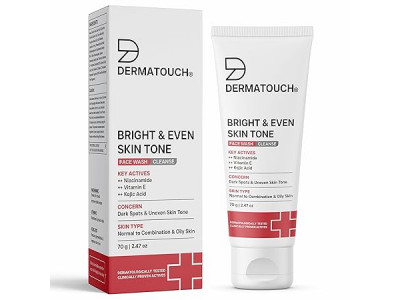 Dermatouch Dailyglow Bright & Even Skin Tone Face Wash _ 70 Gm Dermatouch Dailyglow Bright & Even Skin Tone Face Wash _ 70 Gm