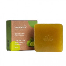 Hemtattva Skin Glow Tea Tree & Bergamot Bath Soap 100 Gm