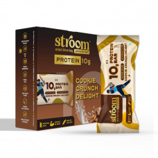 Stroom Cookie Crunch Delight 10G Protein Bar 45 Gms