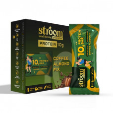Stroom Coffee Almond Fix 10G Protein Bar 45 Gms