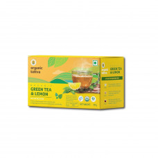 Organic Tattva Green Tea & Lemon (20 Teabags) 40 Gm