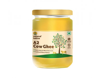 Organic Tattva Natural A2 Cow Ghee 500 Ml