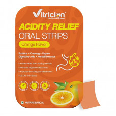 VITRICION ACIDITY RELIEF ORAL STRIPS 30 NOS