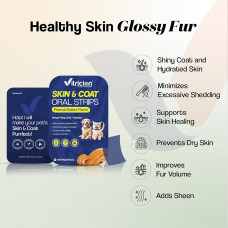 VITRICION PET SKIN AND COAT ORAL STRIPS 30 NOS VITRICION PET SKIN AND COAT ORAL STRIPS 30 NOS