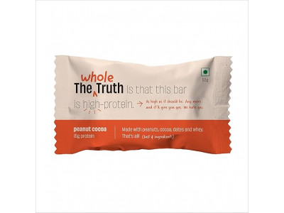 THE WHOLE TRUTH PEANUT COCOA PROTEIN BAR 52 GMS