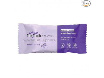 THE WHOLE TRUTH PEANUT CHOCO FUDGE  ENERGY BAR 40 GMS