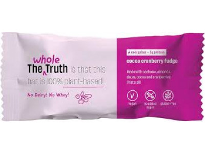 THE WHOLE TRUTH COCOA CRANBERRY ENERGY BAR 40 GMS