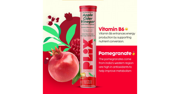 Plix Apple Cider Vinegar 15 Tab