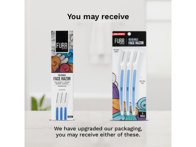 Furr Reusable Face Razor (Pack Of 3) 1 Nos