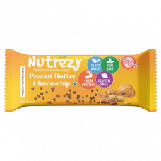 Nutrezy Peanut Butter Chocochip Bar 50 Gm