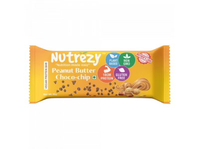 Nutrezy Peanut Butter Chocochip Bar 50 Gm