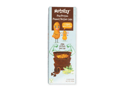 Nutrezy Pea Protein Peanut Butter Cups(Pack Of 3) 50 Gms