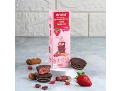 Nutrezy Strawberry Protein Peanut Cups (Pack Of 3) 50 Gm