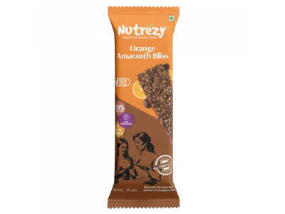 Nutrezy Orange Amaranth Bliss Bar 30 Gm