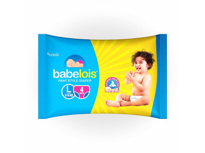 Babelois Large Diaper Pants Pack Of 4 Babelois Large Diaper Pants Pack Of 4