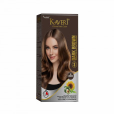 Kaveri Creame Hair Color (45 Gm + 45 Ml) Dark Brown 1 Nos