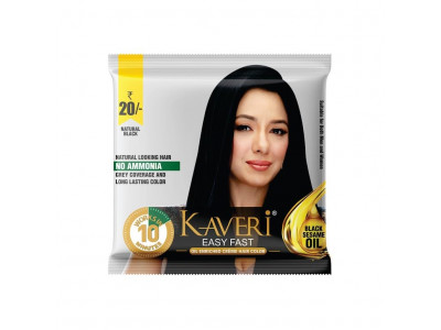 Kaveri Easy Fast (15 Gm + 15 Ml) Natural Black 1 Nos Kaveri Easy Fast (15 Gm + 15 Ml) Natural Black 1 Nos