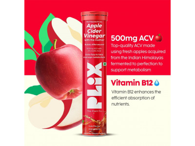 Plix Apple Cider Vinegar (Cola Flavour) 15 Cap Plix Apple Cider Vinegar (Cola Flavour) 15 Cap