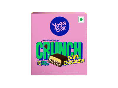 Yoga Bar Crunch Dark Chocolate 10G Protein Bar 1 Nos