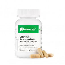 Newedge Optimized Ashwagandha & Holy Basil Complex Tab 60 Nos Newedge Optimized Ashwagandha & Holy Basil Complex Tab 60 Nos