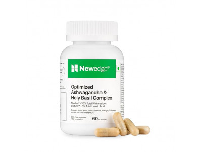 Newedge Optimized Ashwagandha & Holy Basil Complex Tab 60 Nos