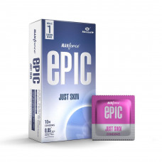 Manforce Epic Just Skin Condoms (Pack Of 10)