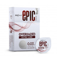 Manforce Epic Overladed Extra Lube Condoms (Pack Of 3)
