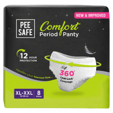 Pee Safe Comfort Period Panty Xl-Xxl (Pack Of 8) 1 Nos