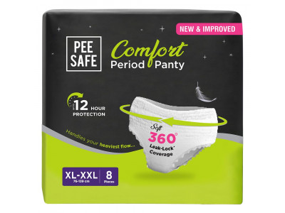 Pee Safe Comfort Period Panty Xl-Xxl (Pack Of 8) 1 Nos