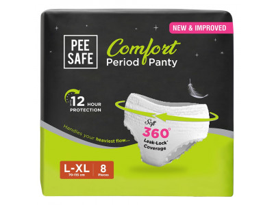 PEE SAFE COMFORT PERIOD PANTY L-XL (PACK OF 8) _ 1 NOS PEE SAFE COMFORT PERIOD PANTY L-XL (PACK OF 8) _ 1 NOS