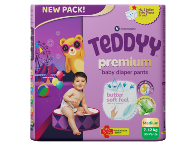 Teddyy Baby Premium Pants Medium Diapers 36 Nos Teddyy Baby Premium Pants Medium Diapers 36 Nos