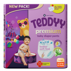 Teddyy Baby Premium Pants Large Diapers 32 Nos