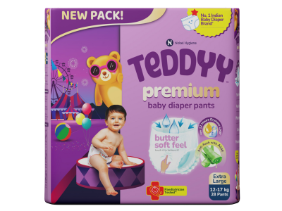 Teddyy Baby Premium Pants Xl Diapers 28 Nos